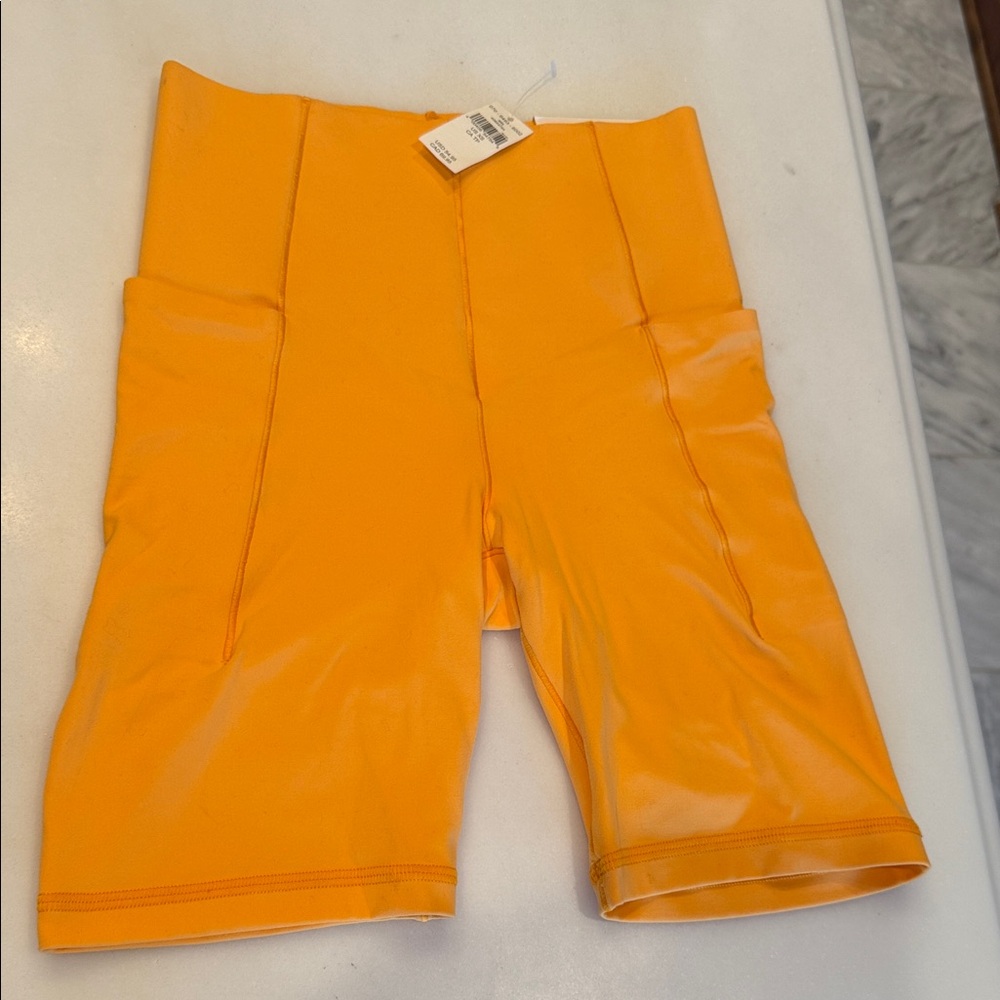 Aerie Vibrant Orange Active Shorts